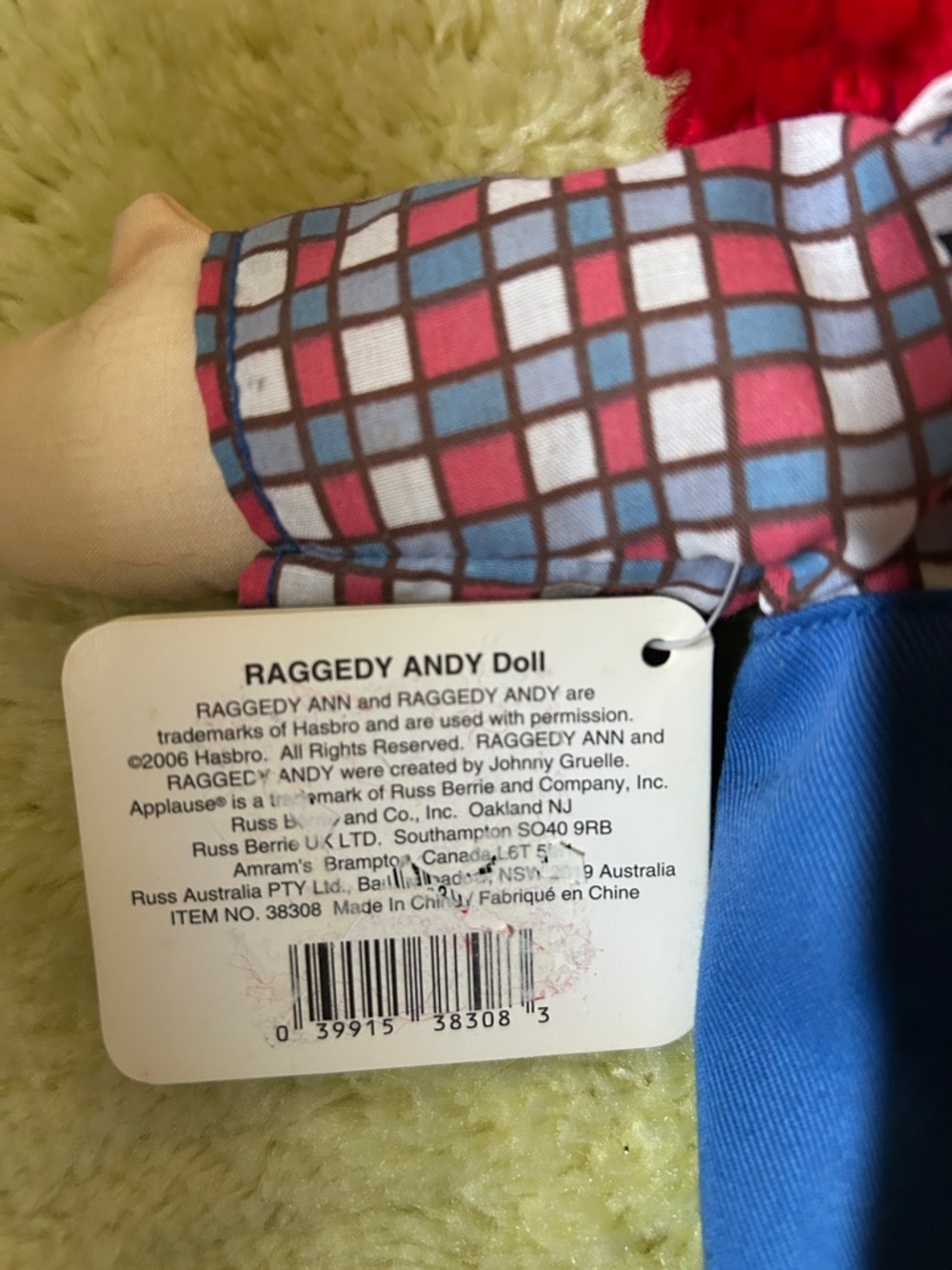 Raggedy Ann & Raggedy Andy Dolls - Picture 14 of 16